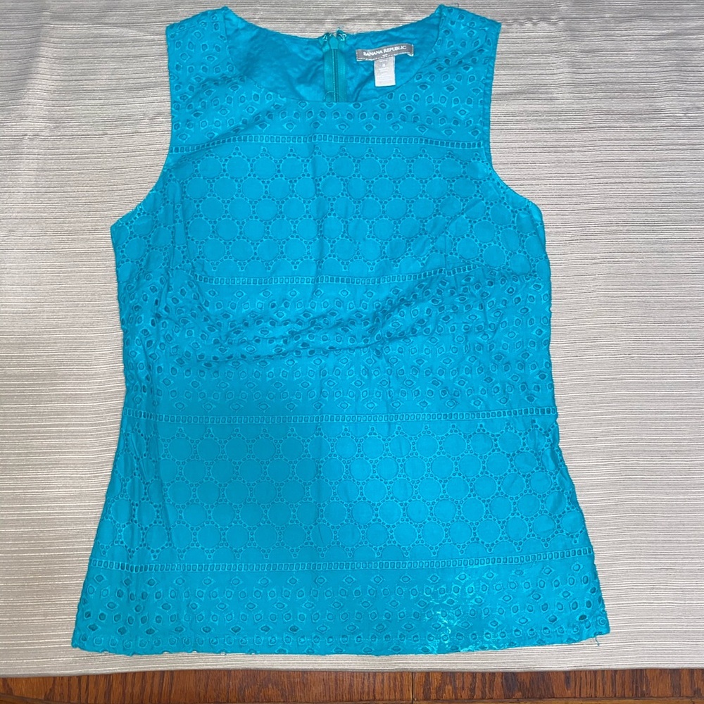 Teal blouse